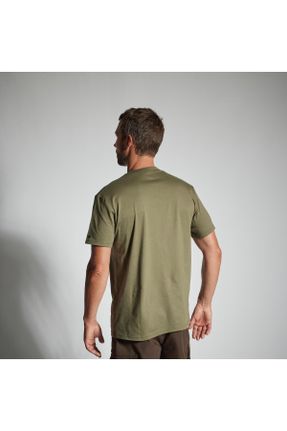 تی شرت خاکی مردانه رگولار تکی کد 680380882