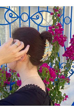گیره سر نارنجی زنانه SO&SO - کد 840088385
