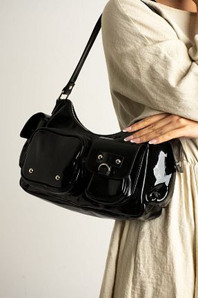 کیف دوشی مشکی زنانه چرم مصنوعی Valu Accessorize - کد 816974821