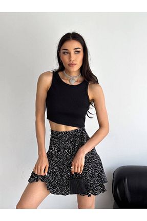 بلوز مشکی زنانه ساده Lorins Moda - کد 840143035