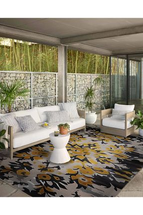فرش رنگی قابل شستشو Rugs Modern Halı - کد 840115658