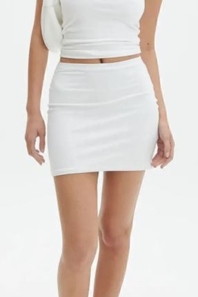 ساق شلواری سفید زنانه بافت کد 840118280