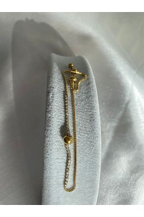 دستبند استیل (فولاد) طلائی زنانه استیل (فولاد) pisay takı & aksesuar - کد 794954613