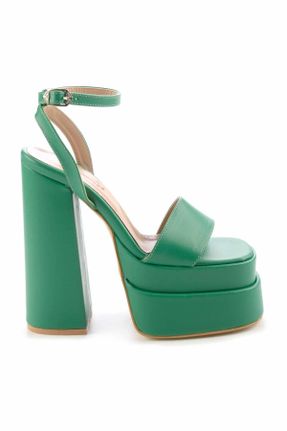 کفش مجلسی سبز زنانه پاشنه متوسط ( 5 - 9 cm ) پاشنه نازک کد 286077652