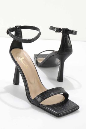 کفش پاشنه بلند کلاسیک مشکی زنانه پاشنه نازک پاشنه متوسط ( 5 - 9 cm ) کد 274464249