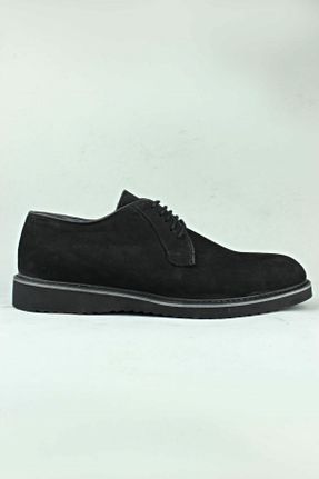 کفش کلاسیک مشکی مردانه چرم طبیعی پاشنه کوتاه ( 4 - 1 cm ) پاشنه ساده کد 766226937