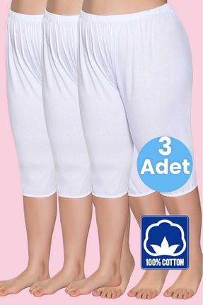 پائین تنه راحتی سفید زنانه %100 پنبه Tezzgelsin - کد 839830816