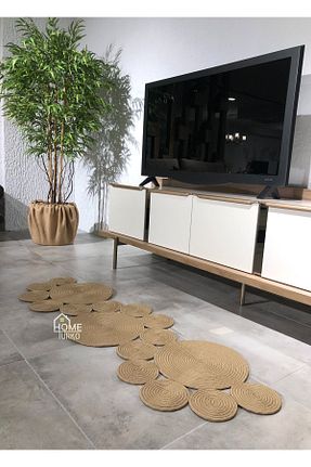 گلیم بژ Jüt HomeTurko - کد 683803356