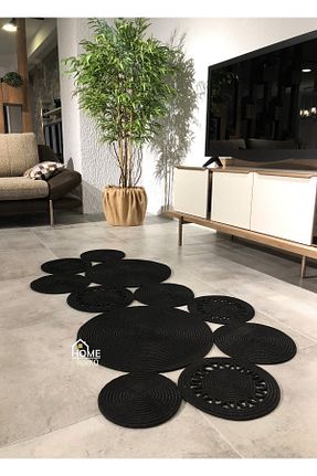 گلیم مشکی Jüt HomeTurko - کد 683790421