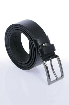 کمربند مشکی مردانه چرم مصنوعی Eylül Spor - کد 839930860