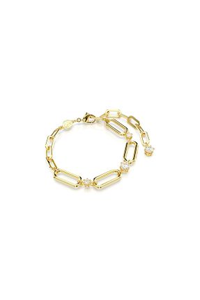 دستبند جواهر متالیک زنانه Swarovski - کد 840061976
