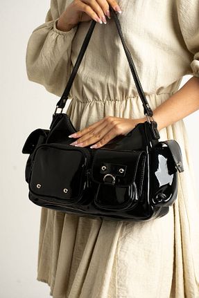کیف دوشی مشکی زنانه چرم مصنوعی Valu Accessorize - کد 816974821