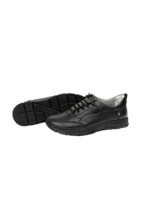 کفش کلاسیک مشکی مردانه چرم طبیعی پاشنه کوتاه ( 4 - 1 cm ) پاشنه ساده کد 795985146