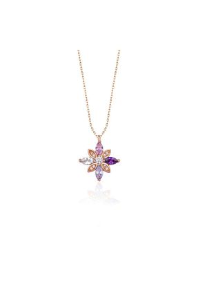 گردنبند نقره صورتی زنانه 925 عیار Marshmello Silver & Jewelry - کد 357160459