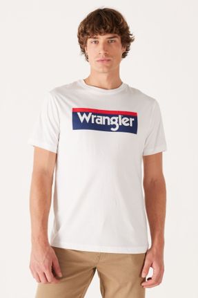 تی شرت سفید مردانه رگولار یقه گرد پنبه (نخی) کد 793817558