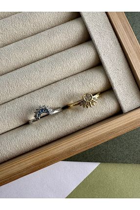 انگشتر جواهر طلائی زنانه زیرکن ringbox - کد 834519266