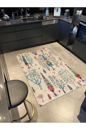 فرش رنگی قابل شستشو Rugs Modern Halı - کد 840152824