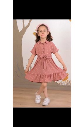 لباس صورتی زنانه بافتنی Genel Markalar - کد 672040834