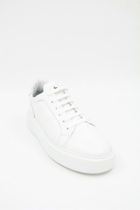 کفش کژوال سفید مردانه پارچه نساجی پاشنه کوتاه ( 4 - 1 cm ) پاشنه پر کد 316888518