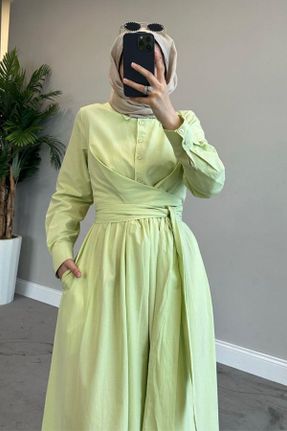 لباس سبز زنانه رگولار بافتنی کد 836597949
