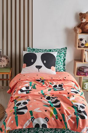 پیکه و ست پیکه تکنفره صورتی پنبه ای Enlora Home - کد 839884681