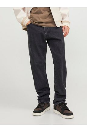 شلوار جین مشکی مردانه پاچه پهن Jack & Jones - کد 839901819