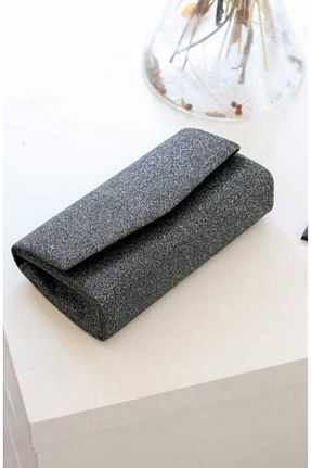 کیف مجلسی طوسی زنانه چرم لاکی Naliru - کد 840257517