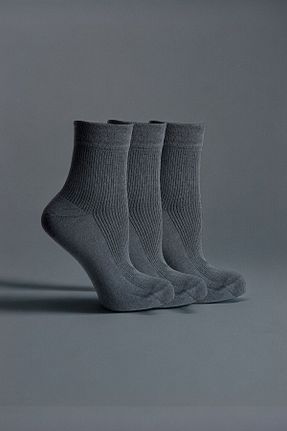 جوراب طوسی مردانه بامبو KaeLaurean - کد 835000367