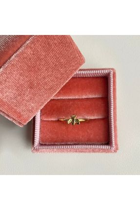 انگشتر جواهر طلائی زنانه روکش طلا کد 371574332