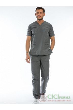 لباس ایمنی کار طوسی ciciforma önlük iş elbiseleri tulum - کد 673747855