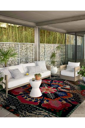 فرش رنگی قابل شستشو Rugs Modern Halı - کد 840436589
