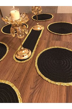 سرویس آمریکائی مشکی گرد Kendim - کد 347767183