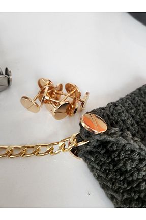 اکسسوری کیف طلائی زنانه FERİHA HOBİ AKSESUAR - کد 825989684