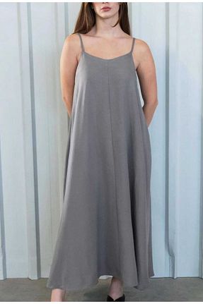 لباس طوسی زنانه بافتنی Viz10 - کد 840554670