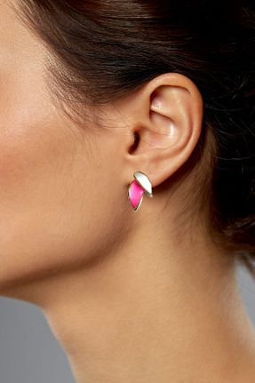 گوشواره جواهر رنگی منجق PSGT - کد 839647306