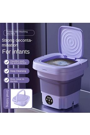 ماشین لباسشوئی بنفش 600 d/dk emosavm - کد 832927618