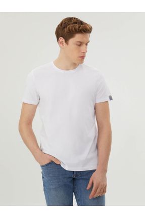 تی شرت سفید مردانه رگولار کد 805772580