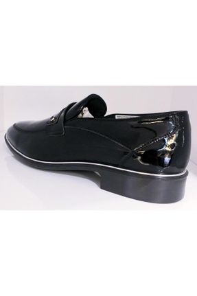 کفش کلاسیک مشکی مردانه چرم طبیعی پاشنه کوتاه ( 4 - 1 cm ) کد 817030801