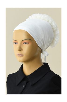 کلاه شنای اسلامی سفید زنانه کد 39639204