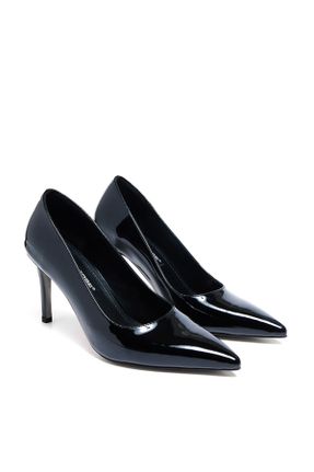 کفش پاشنه بلند کلاسیک مشکی زنانه پاشنه ساده پاشنه متوسط ( 5 - 9 cm ) کد 782414221