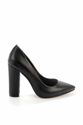 کفش پاشنه بلند کلاسیک مشکی زنانه پاشنه نازک پاشنه متوسط ( 5 - 9 cm ) کد 471602753