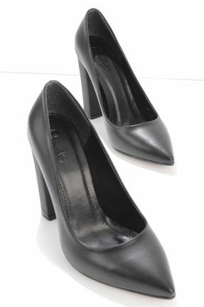 کفش پاشنه بلند کلاسیک مشکی زنانه پاشنه نازک پاشنه متوسط ( 5 - 9 cm ) کد 471602753
