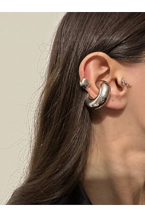 گوشواره غضروفی جواهر زنانه استیل ضد زنگ Okko Store - کد 770528123