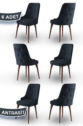 صندلی آشپزخانه طوسی چوب Canisa - کد 377231150