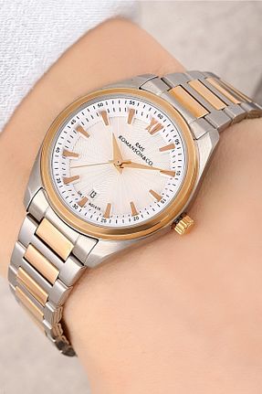 ساعت مچی سفید زنانه 31-35 میلی متر Romanson - کد 658623361