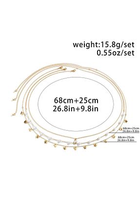 اکسسوری بدن طلائی فلزی MODAMAYS - کد 840353118