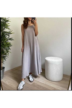 لباس طوسی زنانه بافتنی Viz10 - کد 840554670