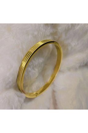 دستبند استیل (فولاد) طلائی زنانه استیل (فولاد) SONES - کد 770871226