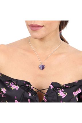گردنبند جواهر بنفش مردانه سنگ Mystic Energy - کد 118773558