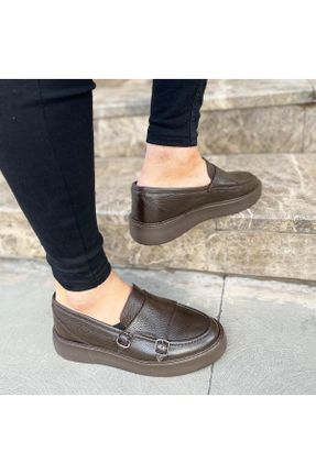 کفش کژوال قهوه ای مردانه پاشنه کوتاه ( 4 - 1 cm ) پاشنه پر کد 767634718